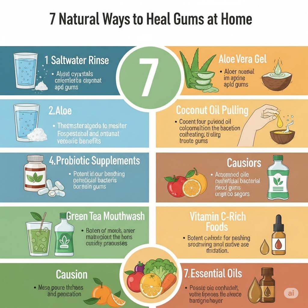 How to Heal Gums Naturally at Home